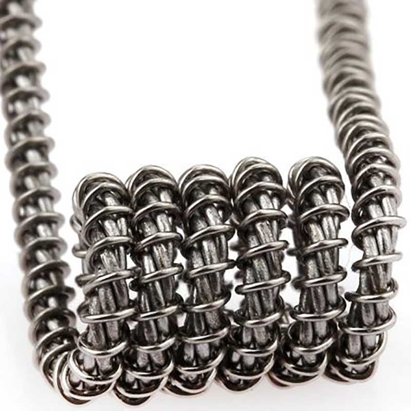 Premium Pre-made Spaced Fused Clapton Wire Coils - 10PCS